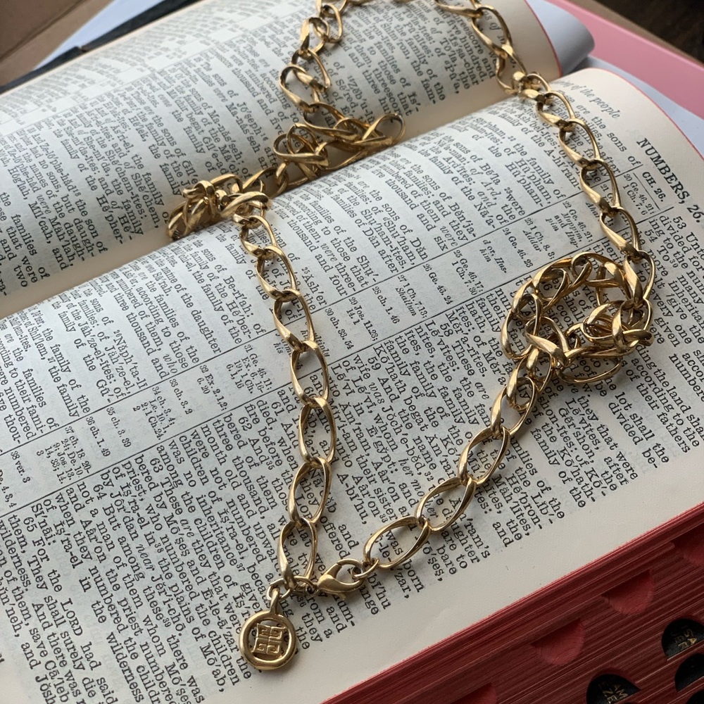 Givenchy gold tone chain. Authentic